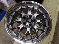 二手，鍛造 BBS  RSGT  少有貨，后輪拋邊一流！