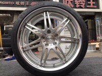 展示品，全新輪轂未裝車，成色一流！  WORK TIS  ? 19寸x8.5J ET45 5×114.3