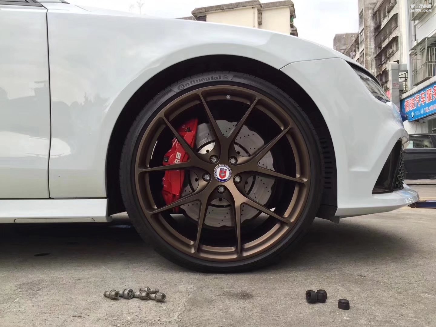 奧迪 RS7 ，上 美國(guó)  HRE  21寸 完工！