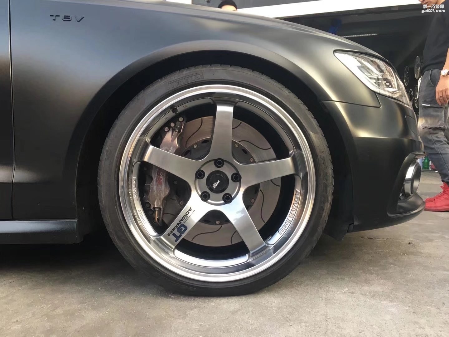 奧迪，換 橫濱 GT  20寸 完工！
