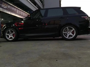 路虎，換 美國(guó) HRE 20寸 完工！
