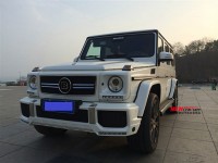 奔馳G級改裝BRABUS前唇 G500 55 63AMG巴博斯前杠中網(wǎng) 碳纖維機(jī)蓋