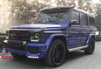 奔馳G級碳纖維燈眉 G500 55 63AMG改裝碳纖維大燈罩 鷹眼風(fēng)口裝飾
