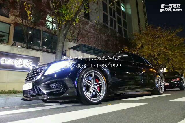 奔馳S63 AMG改裝升級HRE S207輪轂