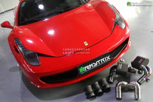 法拉利458改裝ARMYTRIX鈦合金全段排氣