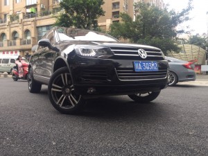 大眾途銳 改裝升級(jí)輪轂輪胎 20寸 倍耐力蝎子王