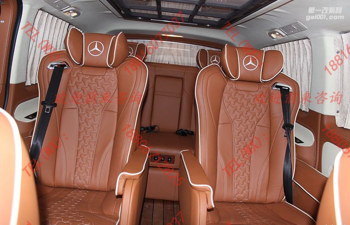 奔馳V260內(nèi)飾豪華改裝