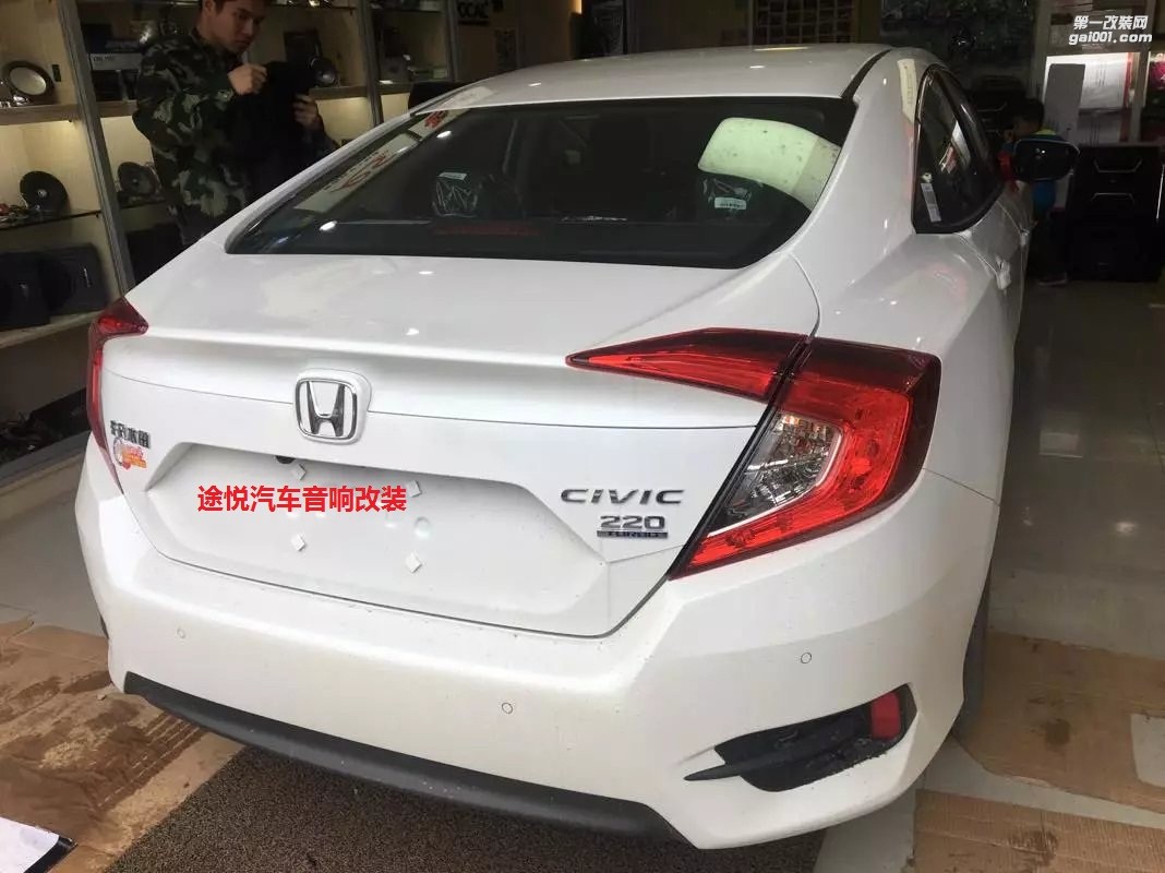 廣西南寧本田思域音響改裝尼諾帕克N3.2+GT隔音改裝