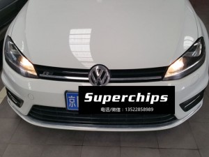 3臺(tái)高爾夫7 Rline 1.4T直刷ECU動(dòng)力升級(jí)，國(guó)際改裝品牌Superchips調(diào)校程序