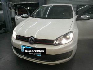 2臺(tái)高爾夫6 GTI直刷ECU動(dòng)力升級(jí)，國(guó)際改裝品牌Superchips調(diào)校程序