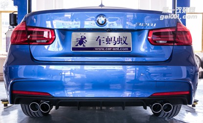 奢靡運動心，寶馬3系改裝四出排氣