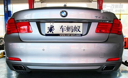 寶馬7系730Li改裝升級(jí)740Li方口排氣，聲如洪鐘才是740Li一生的使命