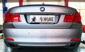 寶馬7系730Li改裝升級(jí)740Li方口排氣，聲如洪鐘才是740Li一生的使命