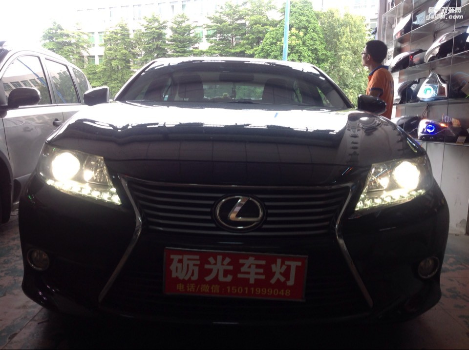 廣州車燈升級 雷克薩斯大燈改裝海拉5透鏡飛利浦套裝