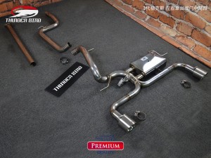 三代?？怂垢难b雷鳥可變遙控閥門中尾端直排回壓鼓排氣管