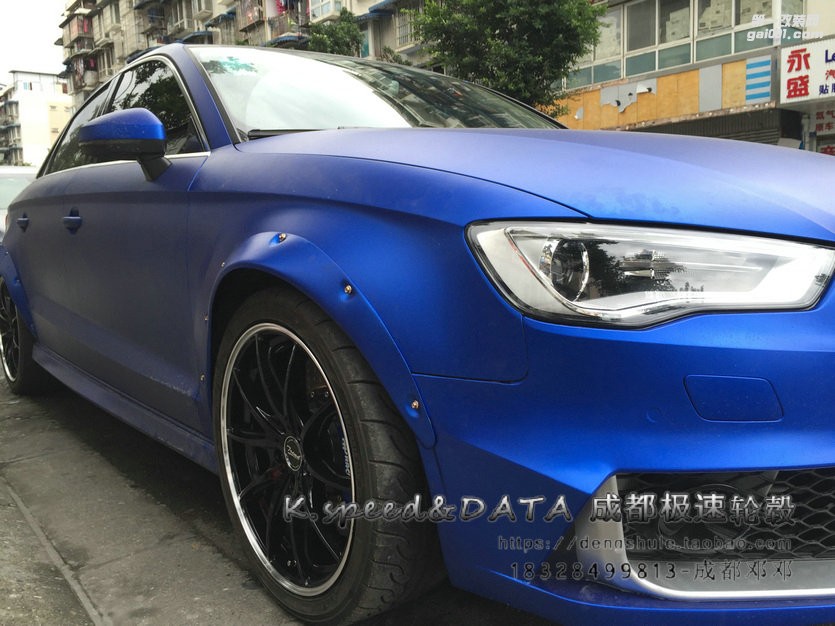 奧迪A3改裝18寸輪轂 雅泛迪輪轂案例裝車