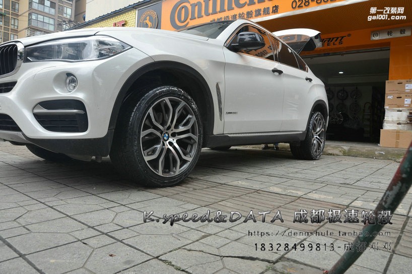 汽車輪轂 寶馬X6改裝20寸雅泛迪輪轂裝車案例