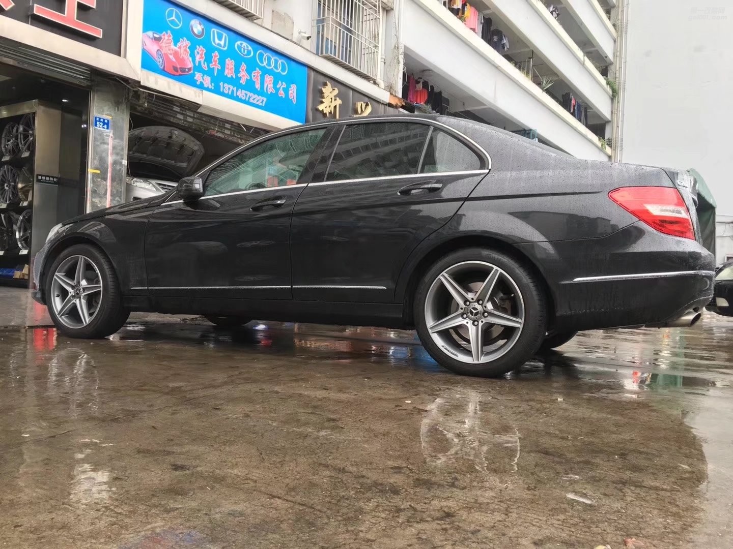 奔馳，換 原裝 18寸 AMG 完工！