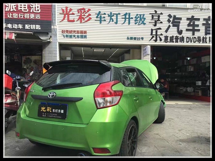 豐田致炫前大燈升級(jí)改裝