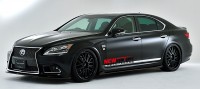 雷克薩斯LS460 600F-Sport改裝小包圍 ARTISAN碳纖維前后唇尾頂翼