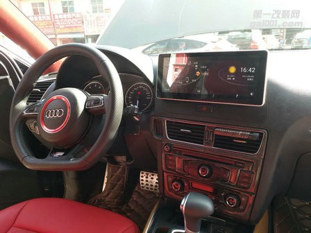 奧迪Q5改裝4G長屏-音響玩家全國連鎖昆明樂升店