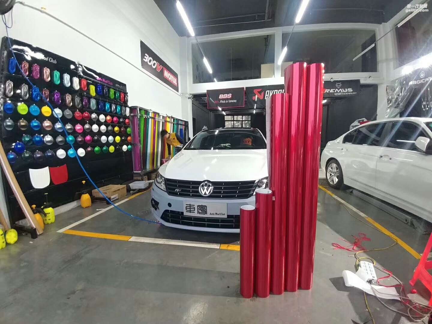 大眾CC美國禿鷹亮面金屬紅
