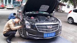 凱迪拉克ATS改裝前4后4雷達—成都威威車改