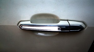 凱迪拉克ATS改裝原廠LED門把手 原廠方向盤撥片—成都威威車改