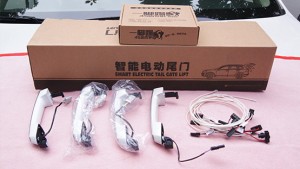 凱迪拉克CT6改裝原廠水晶把手 電動尾門 氛圍燈—成都威威車改