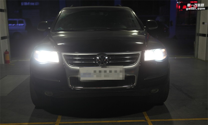 柳州改雙光透鏡，柳州振翔車燈升級，途銳升級汽車之家明尊套裝
