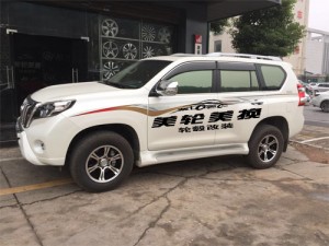 豐田霸道輪轂輪胎改裝升級