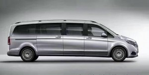 奔馳V260加長款-頂燈，航空座椅，電動隔屏，UV地板改裝