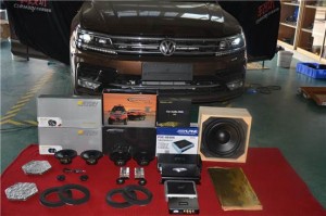 大眾途觀改裝伊頓RSE音響 車改坊武漢歌德汽車音響改裝