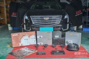 武漢凱迪拉克XT5改裝伊頓和ARC音響 車改坊歌德專業(yè)改裝店
