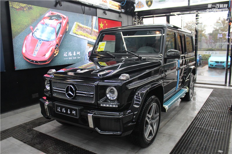 長沙進口透明膜 奔馳G65全車施工HEXIS透明保護膜