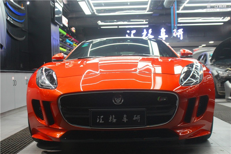 捷豹跑車(chē)全車(chē)施工法國(guó)HEXIS透明膜