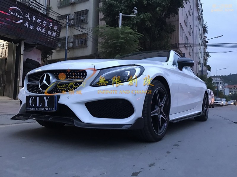 奔馳新C級w205Coupe改裝案例（一）
