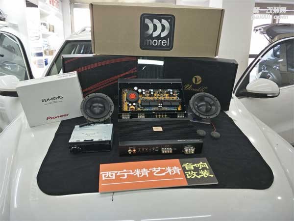 大眾途觀改維爾帝黑金高端功放  西寧精藝精汽車音響改裝