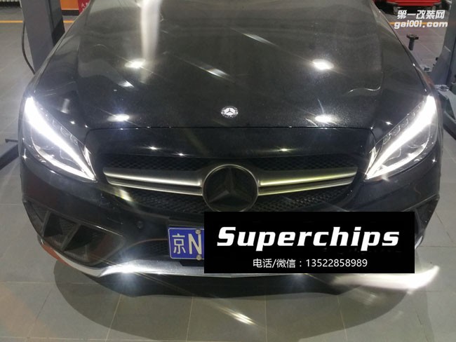 奔馳C200旅行版直刷ECU動力升級，國際改裝品牌Superchips調(diào)校程序