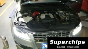 奧迪S5 3.0T機(jī)械增壓直刷ECU動(dòng)力升級(jí)，國(guó)際改裝品牌Superchips調(diào)校程序