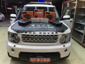 歌劇世家DSP和超薄電磁炮圓路虎發(fā)現(xiàn)4 的舞臺夢【清遠(yuǎn)至上音樂汽車音響改裝】