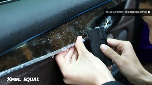 寶馬X5張貼XPEL專車專用內(nèi)飾膜
