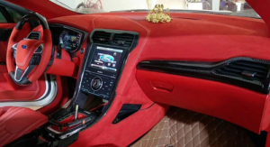 汽車內(nèi)飾改裝翻新修復改色福特改騷紅高端