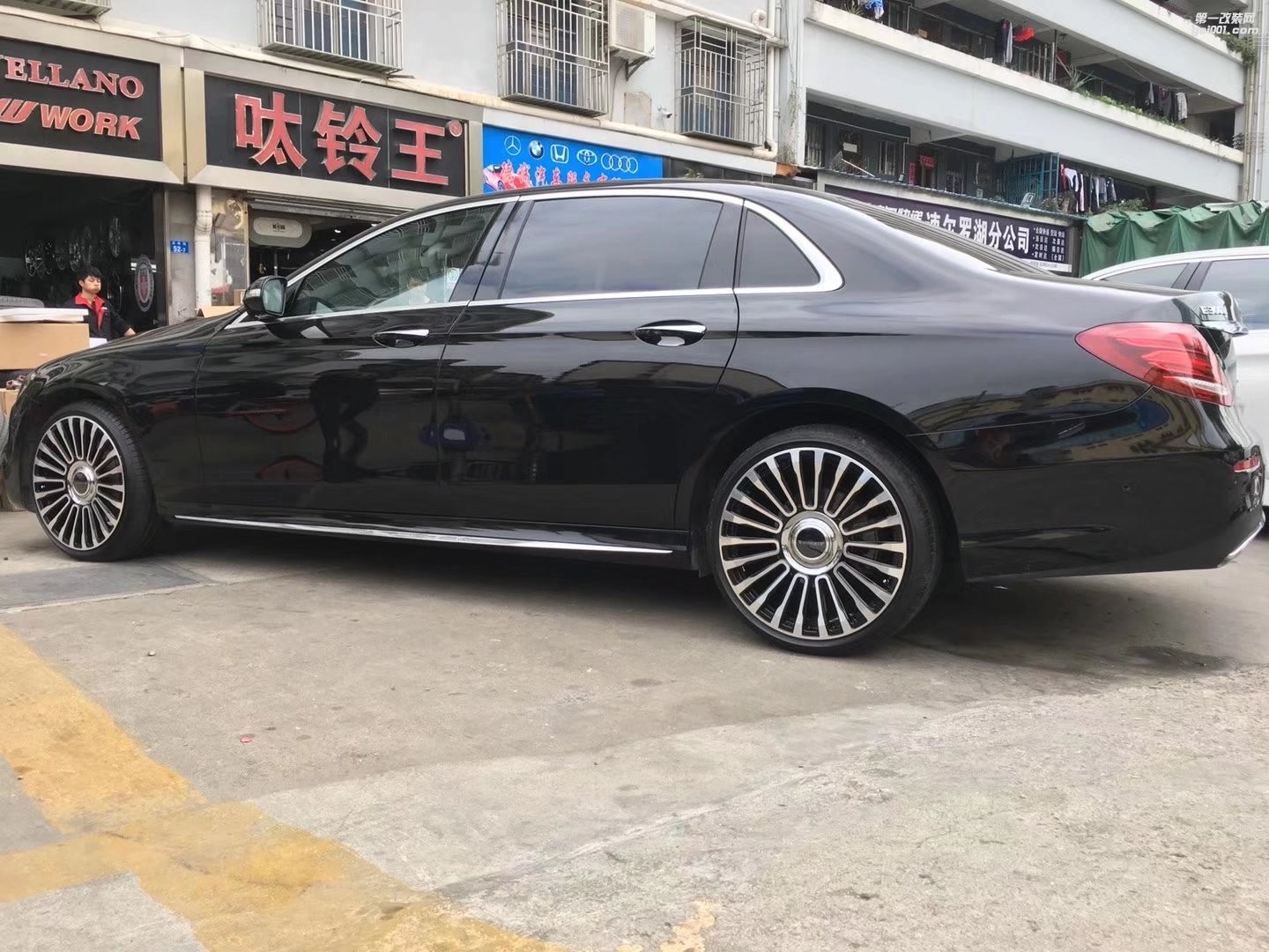奔馳，換 私人定制鍛造 20寸 完工！