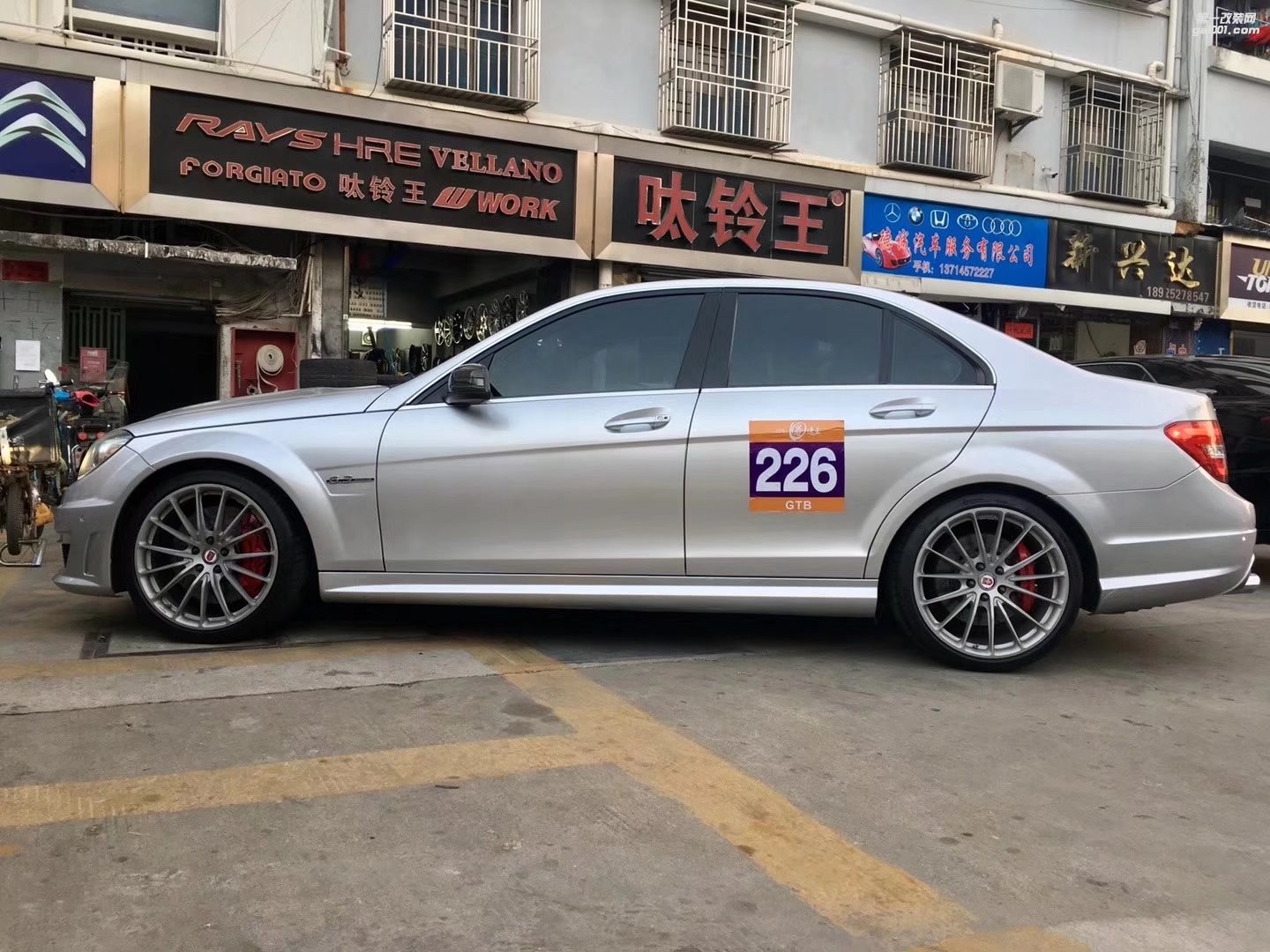 奔馳，換 美國(guó)  正品 HRE 完工！