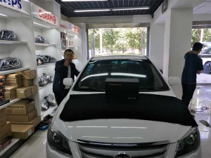 西寧比亞迪美國(guó)卡頓汽車音響改裝案例【精藝精】