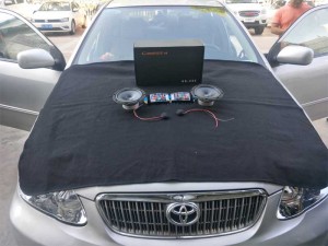 西寧豐田花冠美國(guó)卡頓汽車音響改裝案例【精藝精】