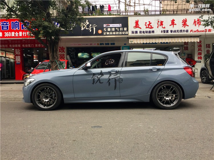 成都銳行-寶馬118制動升級改裝ALCON剎車ARTKA輪轂