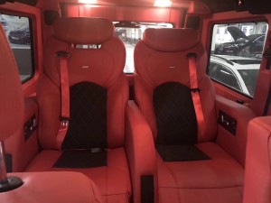 奔馳G級內(nèi)飾改裝，百萬豪車煥新航空座椅