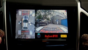 凱迪拉克SRX改裝道可視夜視王—成都威威車改